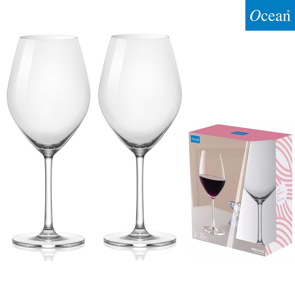 Ocean 桑迪波爾多酒杯 595ml 2入禮盒組 金益合玻璃器皿, , large