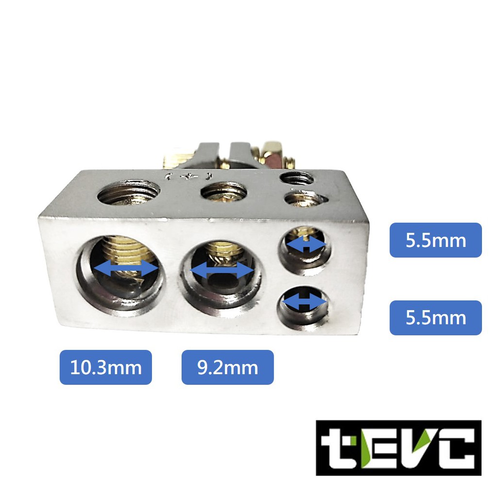 《tevc》BK001 電瓶頭 4路輸出 音響改裝 電池端子 電池頭 電瓶端子 電池樁 電瓶夾頭 汽車音響, , large