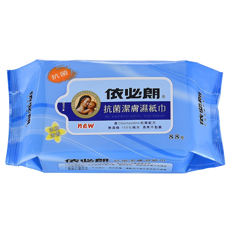 依必朗抗菌潔膚濕紙巾88抽-淡雅清香, , large