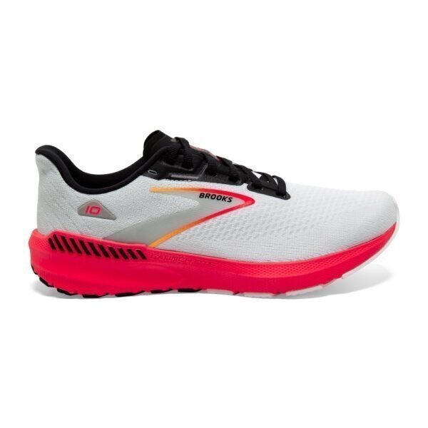 Brooks Launch GTS 10 男 慢跑鞋 競速 跑鞋 透氣 支撐 緩震 灰白 橘 [1104101D410], , large