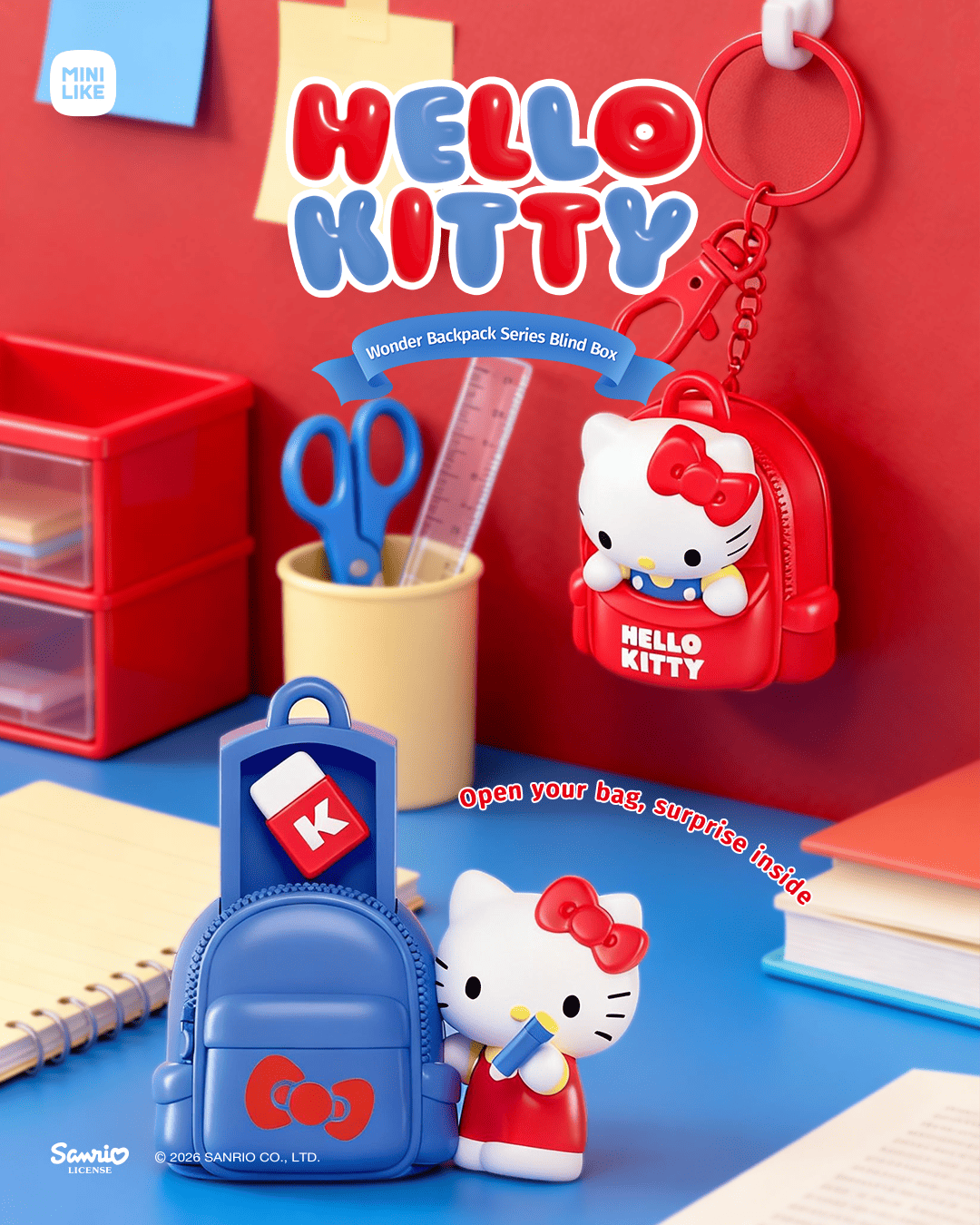 【際洋文化】Hello Kitty款奇妙背包系列盲盒, , large