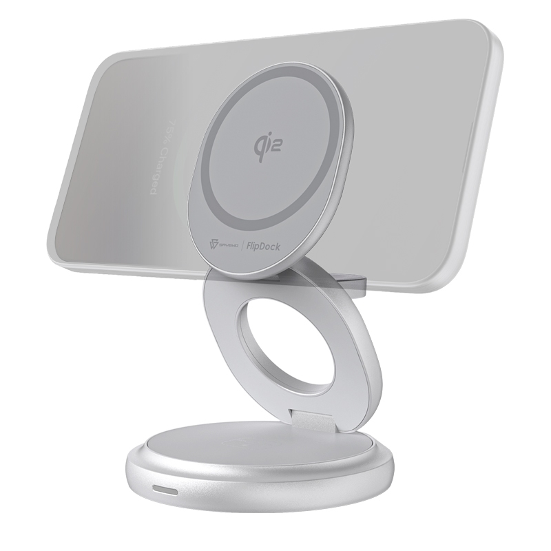 【現貨】SAVEWO FlipDock Qi2 三合一旋磁座充 FD-W31Q2｜手機手錶耳機一次充｜原廠保固 飛象國際, , large