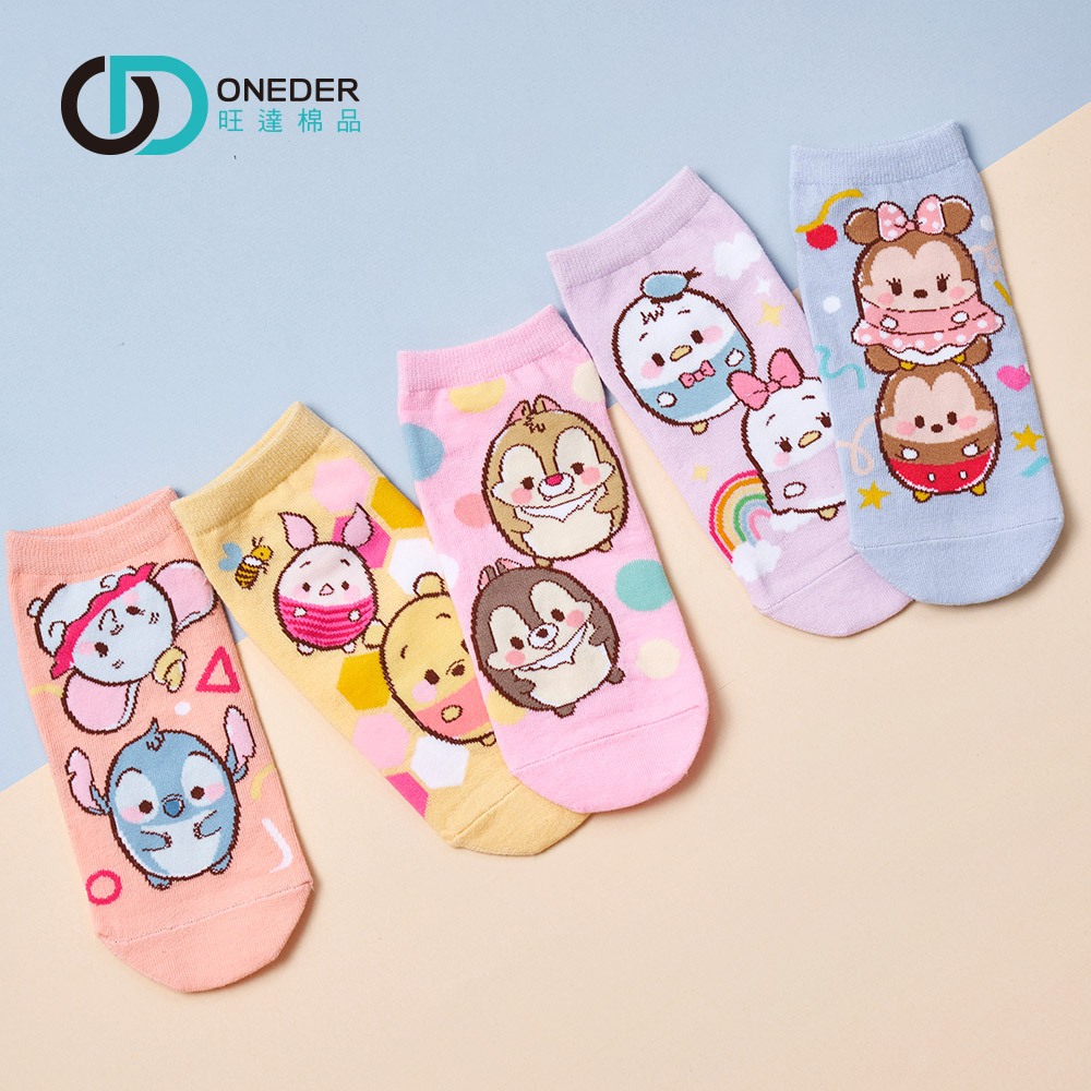 (多款)Disney 迪士尼 ufufy短襪【旺達棉品】UF-A501, , large