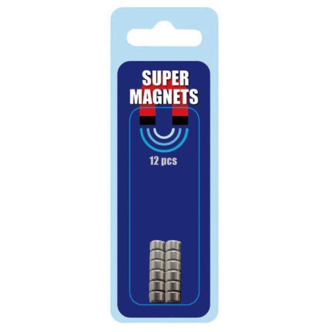 【現貨/含稅】 STAND 仕典工具 釹鐵錋強力磁石 6.18 x 4 mm [十二入] 銣鐵硼強力磁鐵, , large