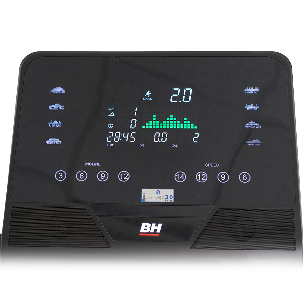 【BH歐洲百年品牌】RS1000 LED智能變頻跑步機, , large