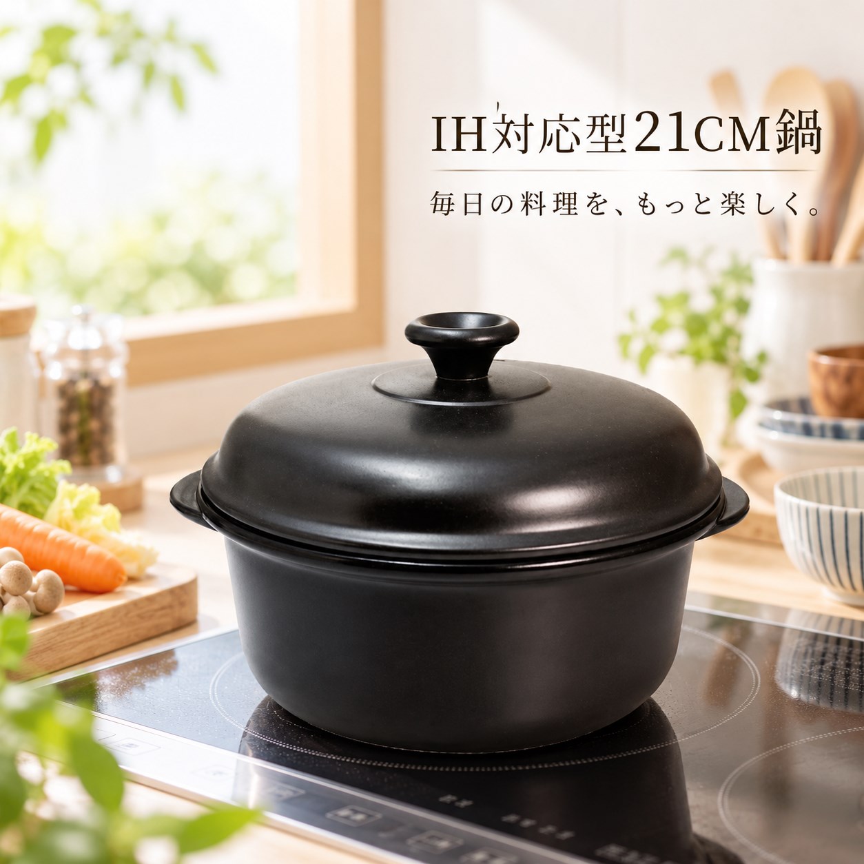 【HIYASU日安工坊】IH對應型21CM鍋, , large