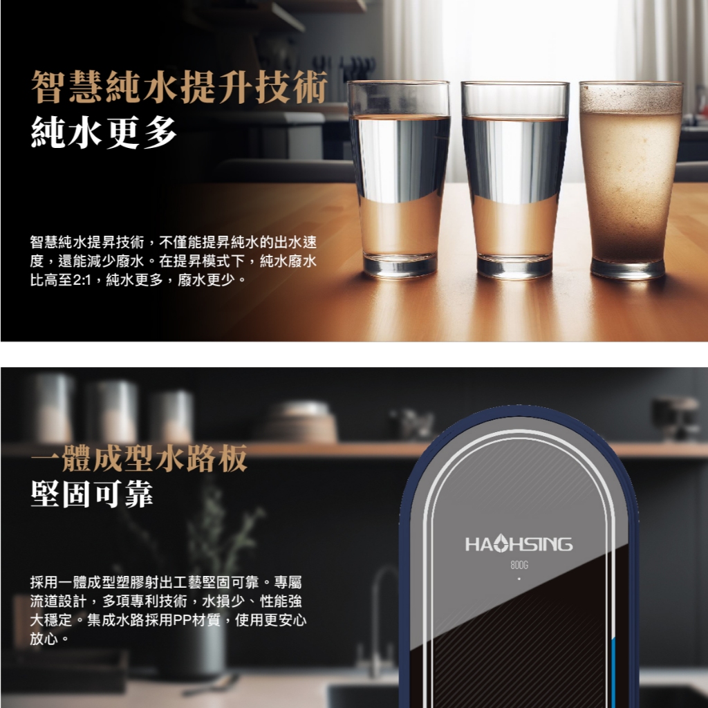 【麗水生活】廚事寶 kitchenpro 800G 加侖 直接輸出 RO-逆滲透純水機  過濾器 淨水器, , large