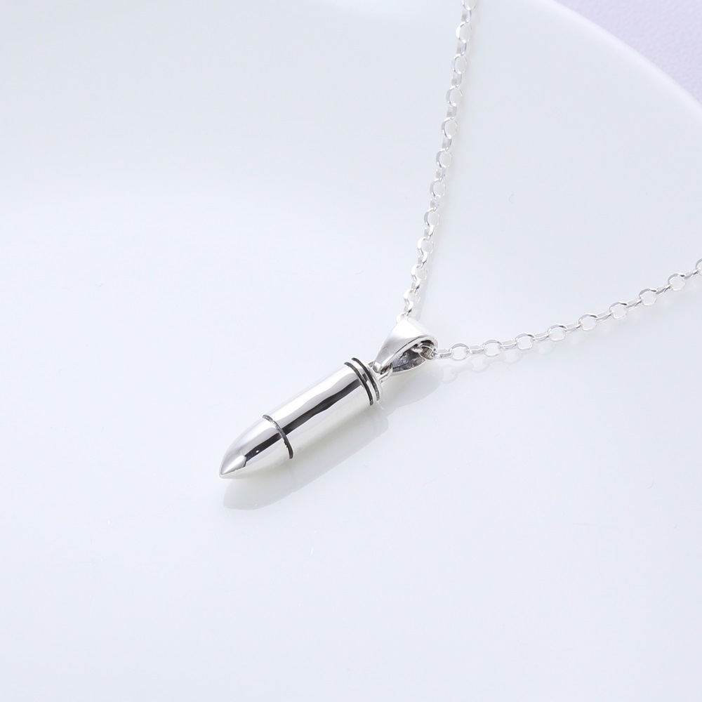 【Angel & Me】Bullet s925 sterling silver necklace Birthday Valentine Day gift, , large
