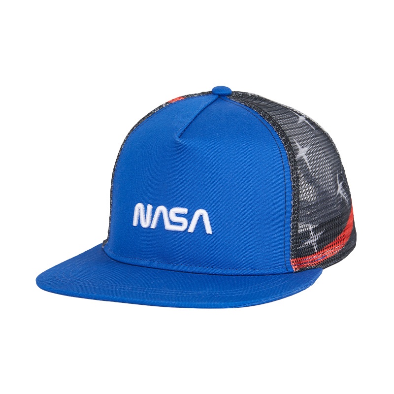 [Tectop探拓戶外]NASA棒球帽DEHB604489  美國太空總署 限量發行 公司貨 原廠授權 品質有保證 台灣獨家販售 值得收藏, 藍色, large