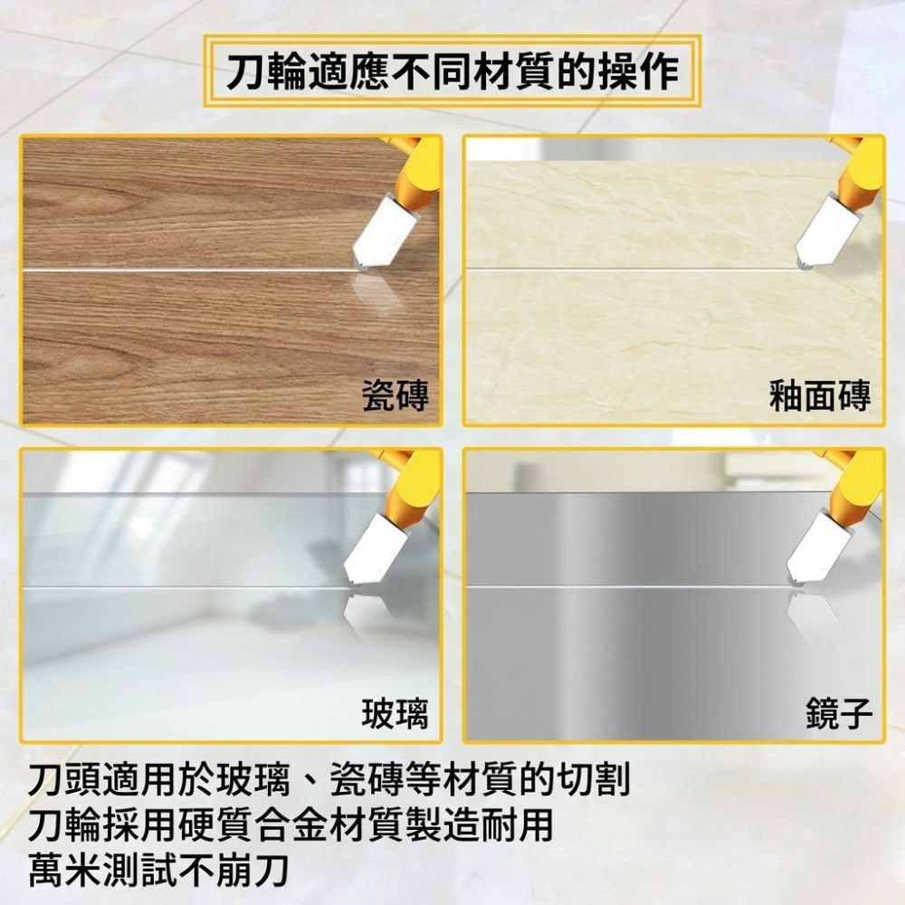 玻璃切割器-黑(2合1金刀標準套裝), , large