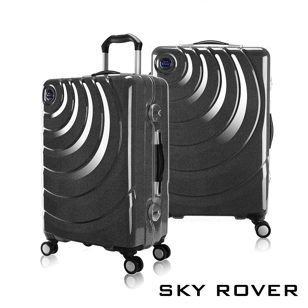 【PANTHEON PLAZA】展示品限量出清 SKY ROVER 19吋 魔幻星辰 鋁框硬殼行李箱 SRI-1547J 魔幻金, , large