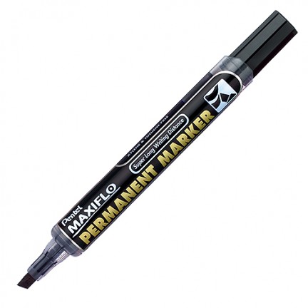 【 Pentel 飛龍 】後壓油性筆 圓頭 MAXIFLO 1.5~4.5mm /支  NLF60 - 多款可選, , large
