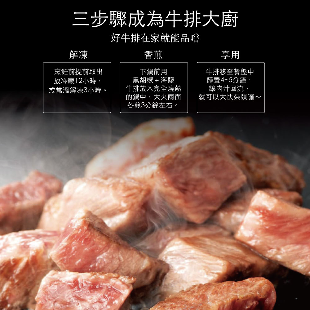 U.S. Angus PRIME Premium Marbled Sirloin Diced Beef, , large