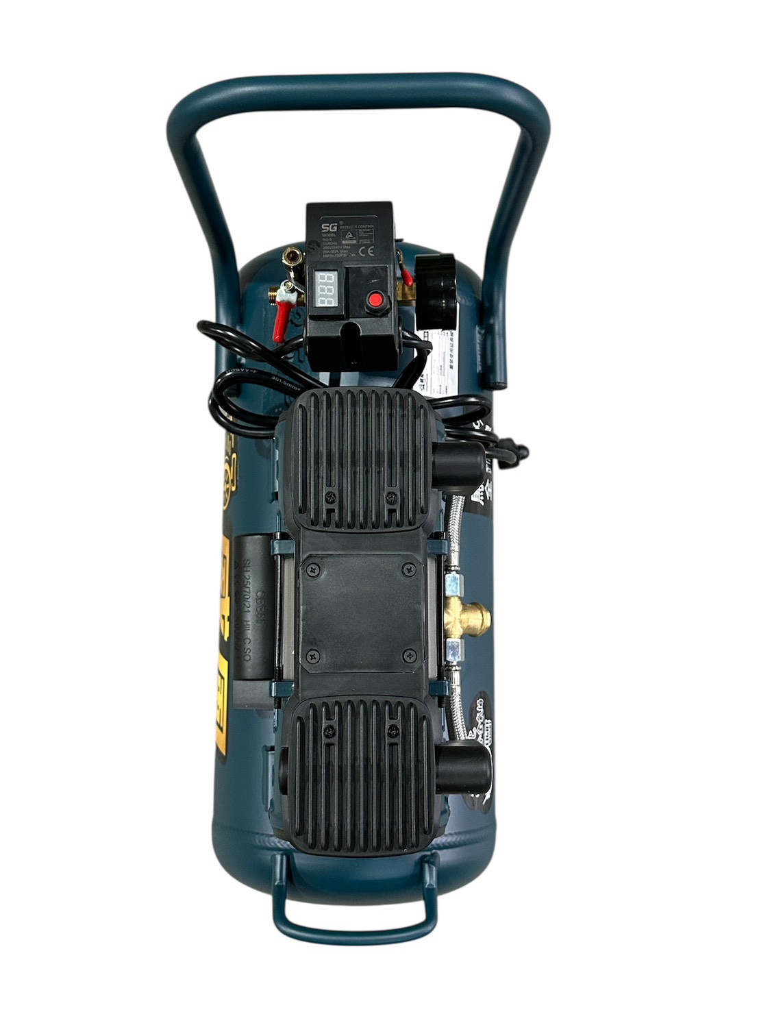 WIN五金 台灣品牌 威風牌 無油 無碳刷 <WA-5050B鋁桶50L>鋁桶式空壓機 110V 全銅馬達 無油空壓機 快速打氣機 打氣機 快速空壓機, , large