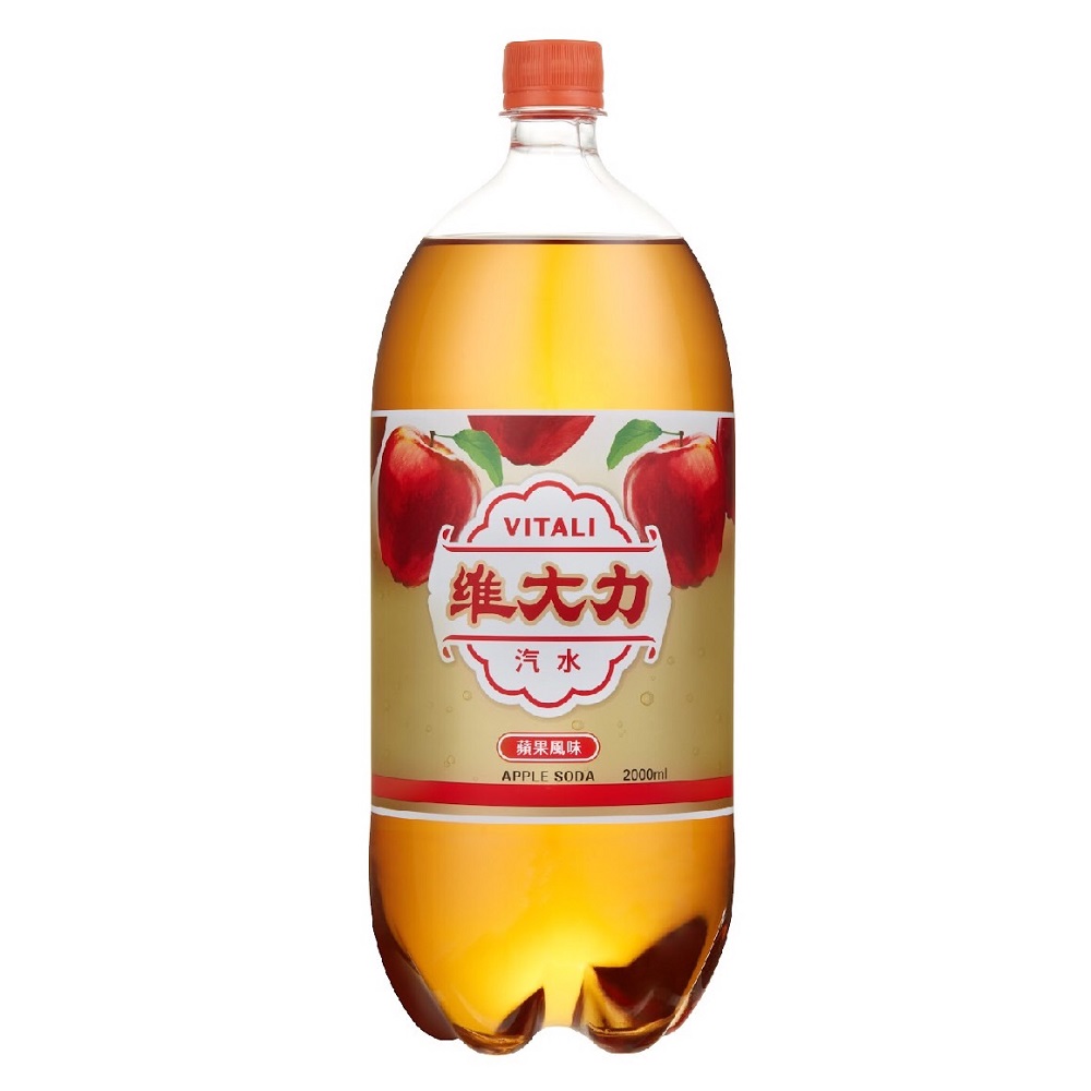 維大力蘋果風味氣水2000ml, , large