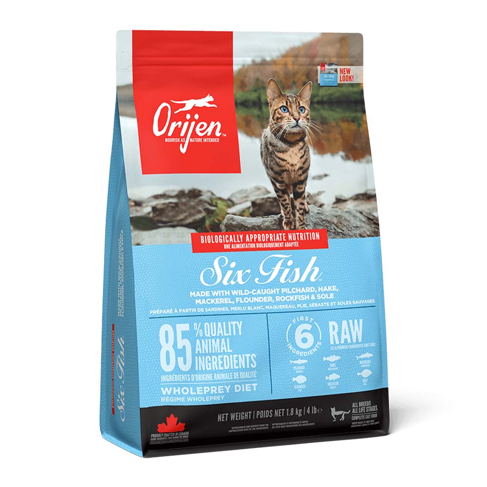 【Orijen 歐睿健】無穀貓飼料1.8Kg-六種鮮魚貓, , large