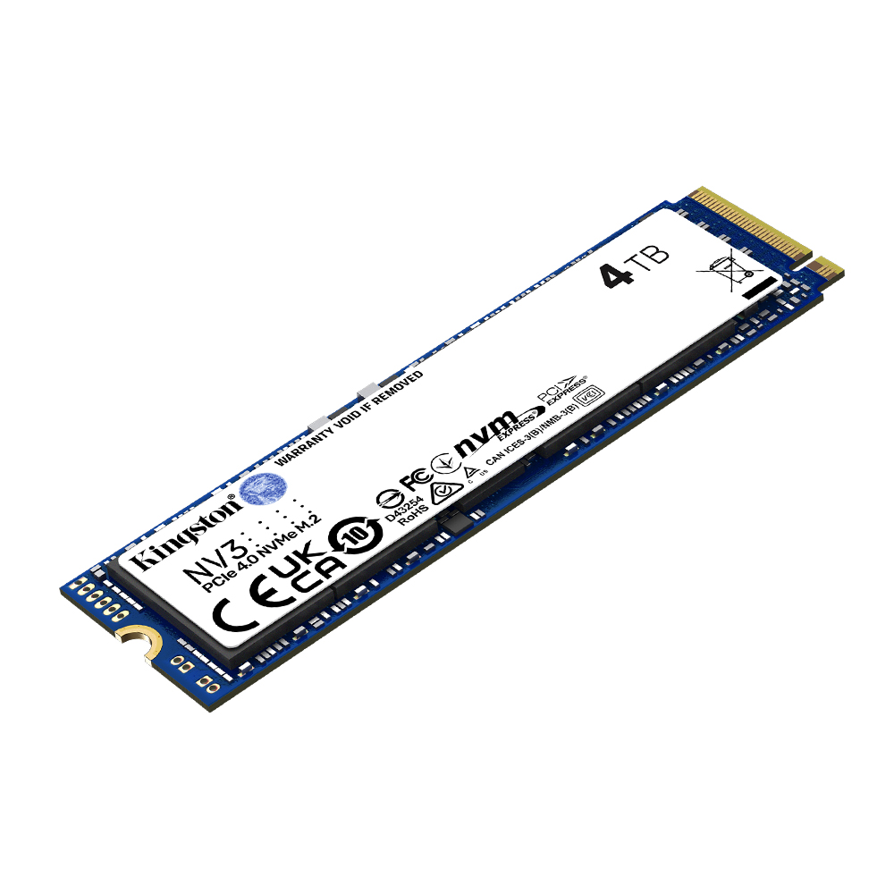 【Kingston】金士頓 4TB NV3 PCIe 4.0 NVMe SSD 固態硬碟 代理商公司貨, , large