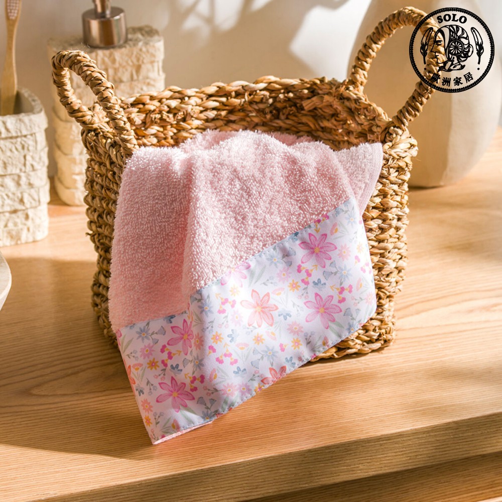 【SOLO歐洲家居】LCW Home 土耳其製 50x80cm 粉嫩花語純棉吸水毛巾 100%純棉 超吸水, , large