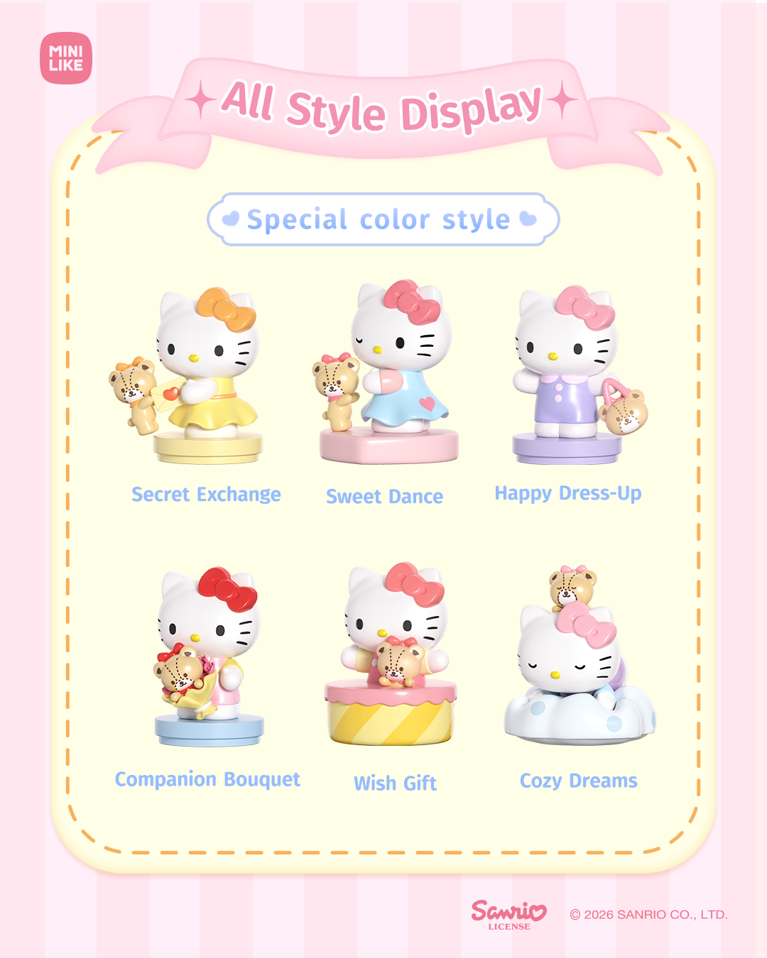 【際洋文化】Hello Kitty Style相伴印記系列萌趣豆, , large