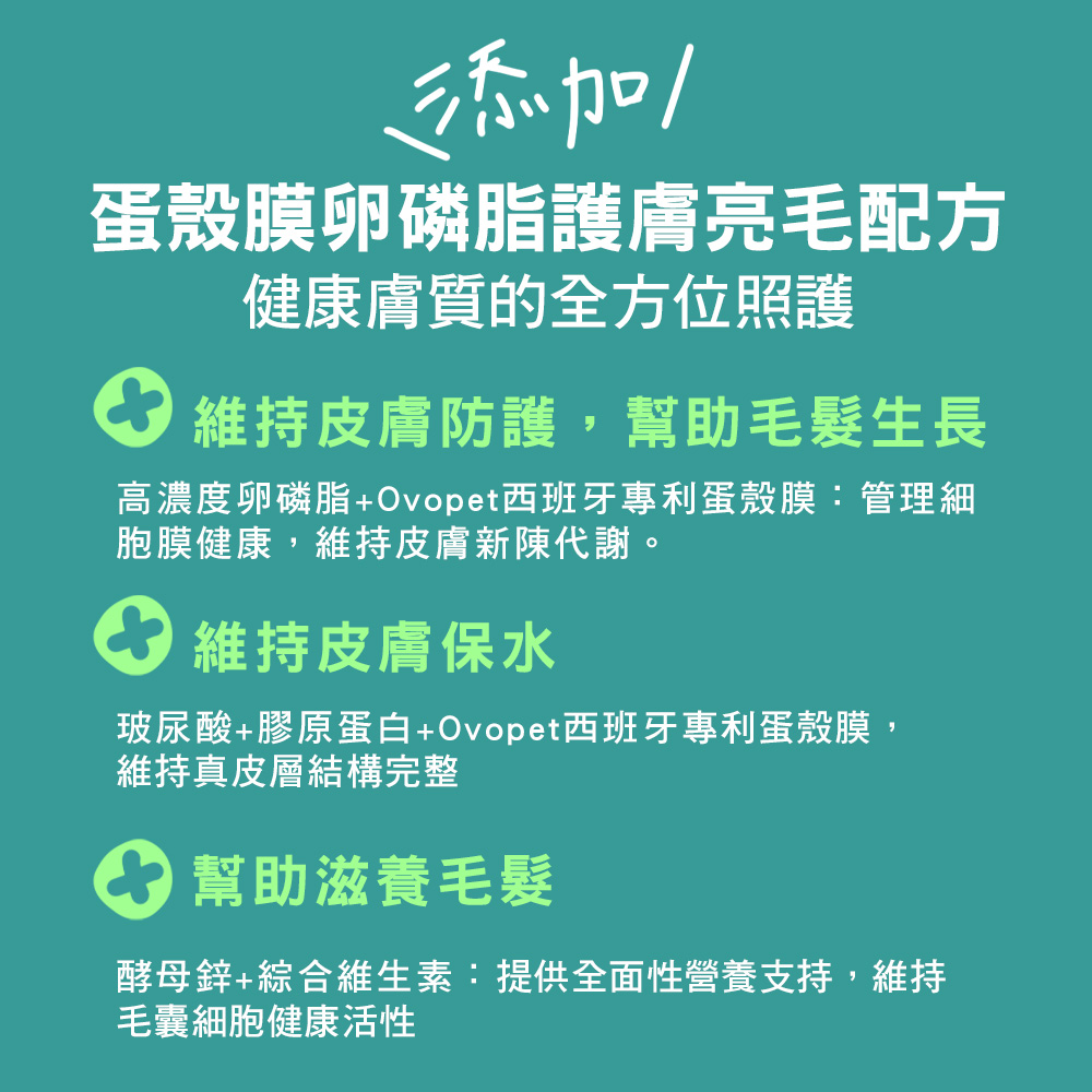 【IN-Plus】蛋殼膜卵磷脂 護膚亮毛配方60顆/罐(全齡犬/寵物保健/皮膚保健), , large