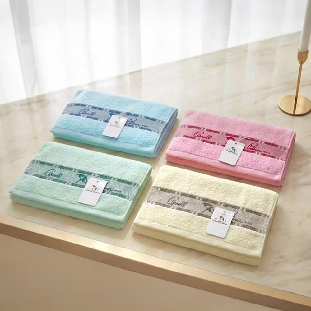 Kaimei Cotton｜Made in Taiwan (MIT). Umbrella Series. 30-oz Classic Jacquard Towel &mdash; 3 Colors., , large