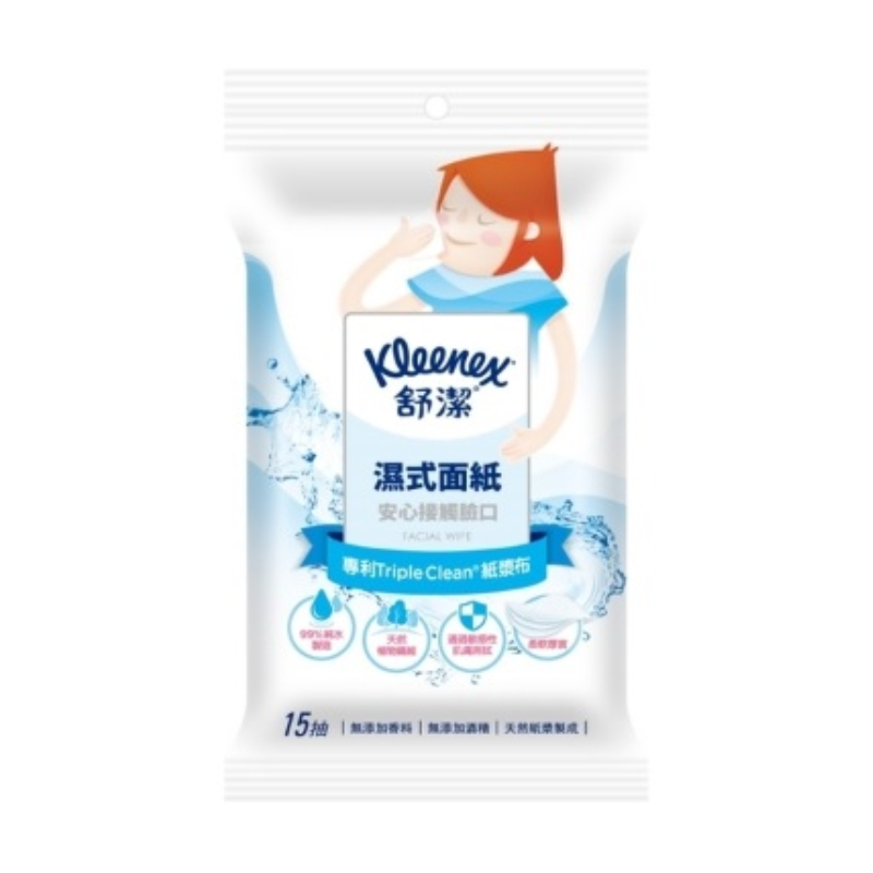 Kleenex Moist Facial Tissue, , large