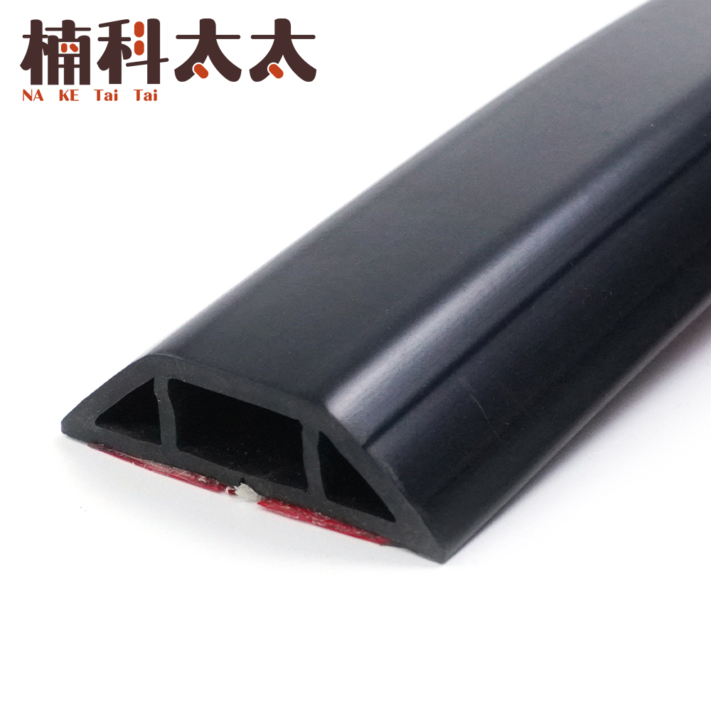 室內外PVC軟膠線槽-黑色4公分 618-CDB40, , large