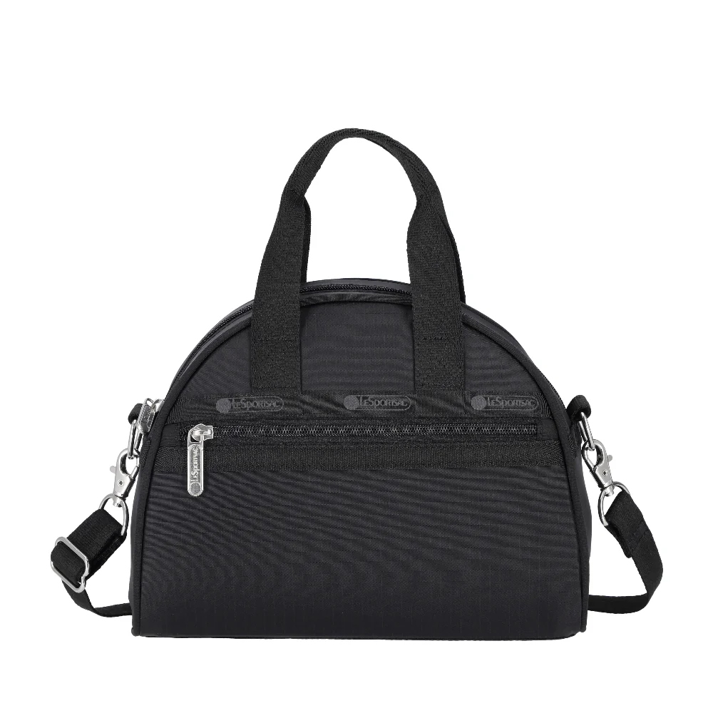 Lesportsac Round Small Satchel 手提肩背兩用包 側背包 手拿包 手提袋 半圓包 送禮 推薦(永恆黑), , large