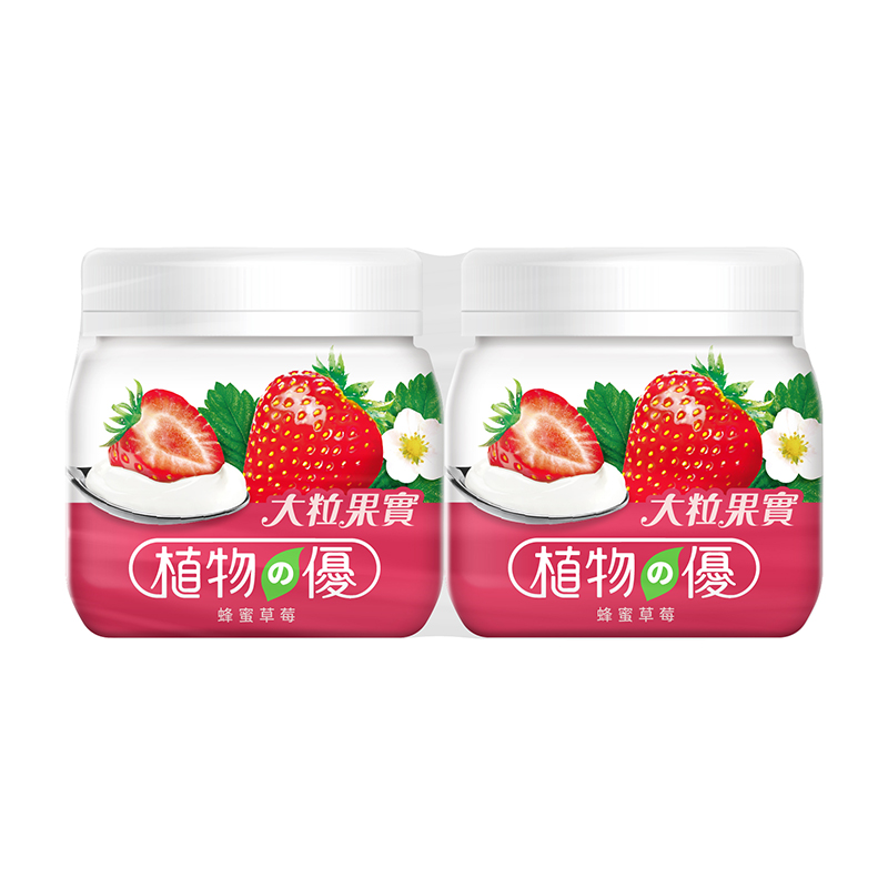植物之優優格-蜂蜜草莓200g, , large