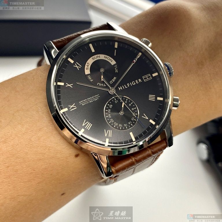 [TIMEMASTER] TommyHilfiger watch, 44mm, TH00018, , large