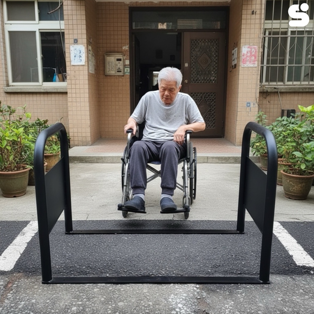 【 SHAONIANNA.TW 】店門口防停車通道架｜高強度一體成型金屬拒馬｜夜市商圈排隊動線架｜商用出入口引導架｜防違停欄杆 安全保障, , large