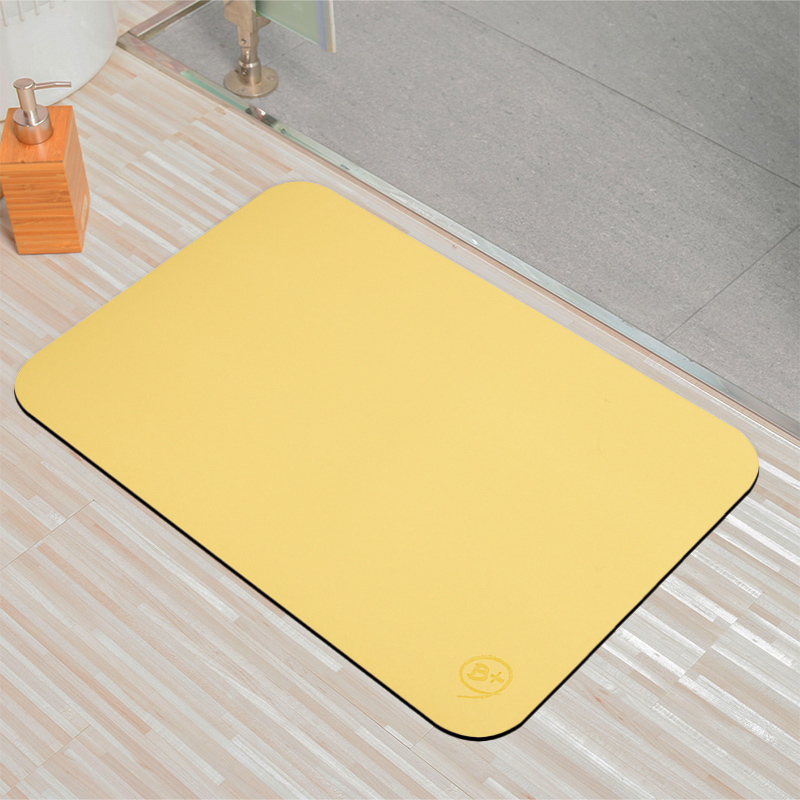 【Monster】 Soft Diatomaceous Earth Absorbent Mat (60x40cm) &ndash; Sunny Yellow, , large