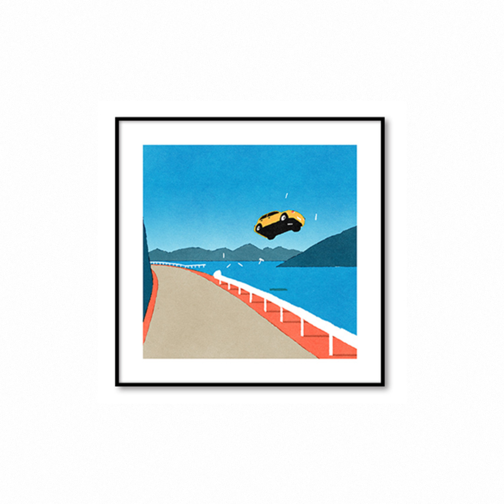 【上手家居】旅途插曲晶瓷掛畫 30*30cm-反轉乾坤(裝飾畫/風景掛畫/客廳掛畫/壁畫/玄關掛畫/晶瓷畫), , large