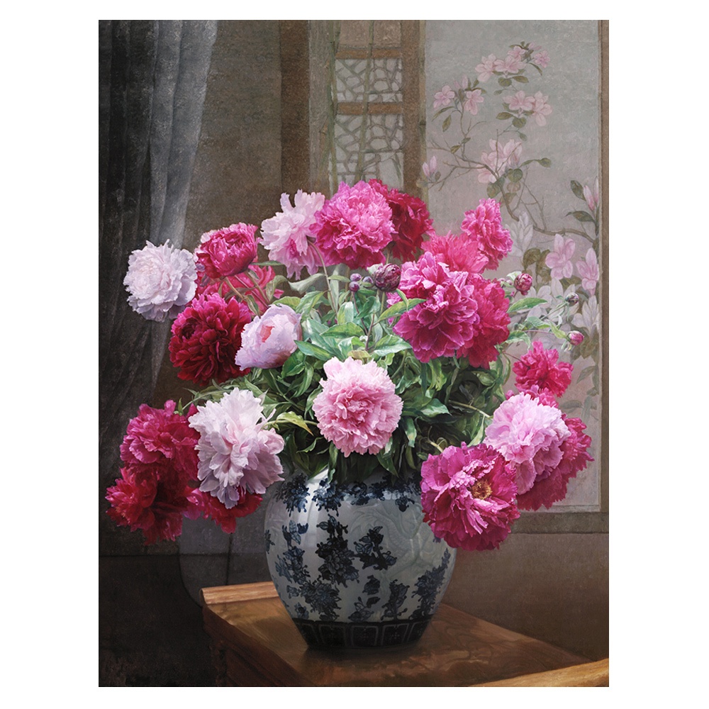 【御畫房】榮華富貴 國家一級畫師手繪油畫60&times;80cm(VF-151), , large