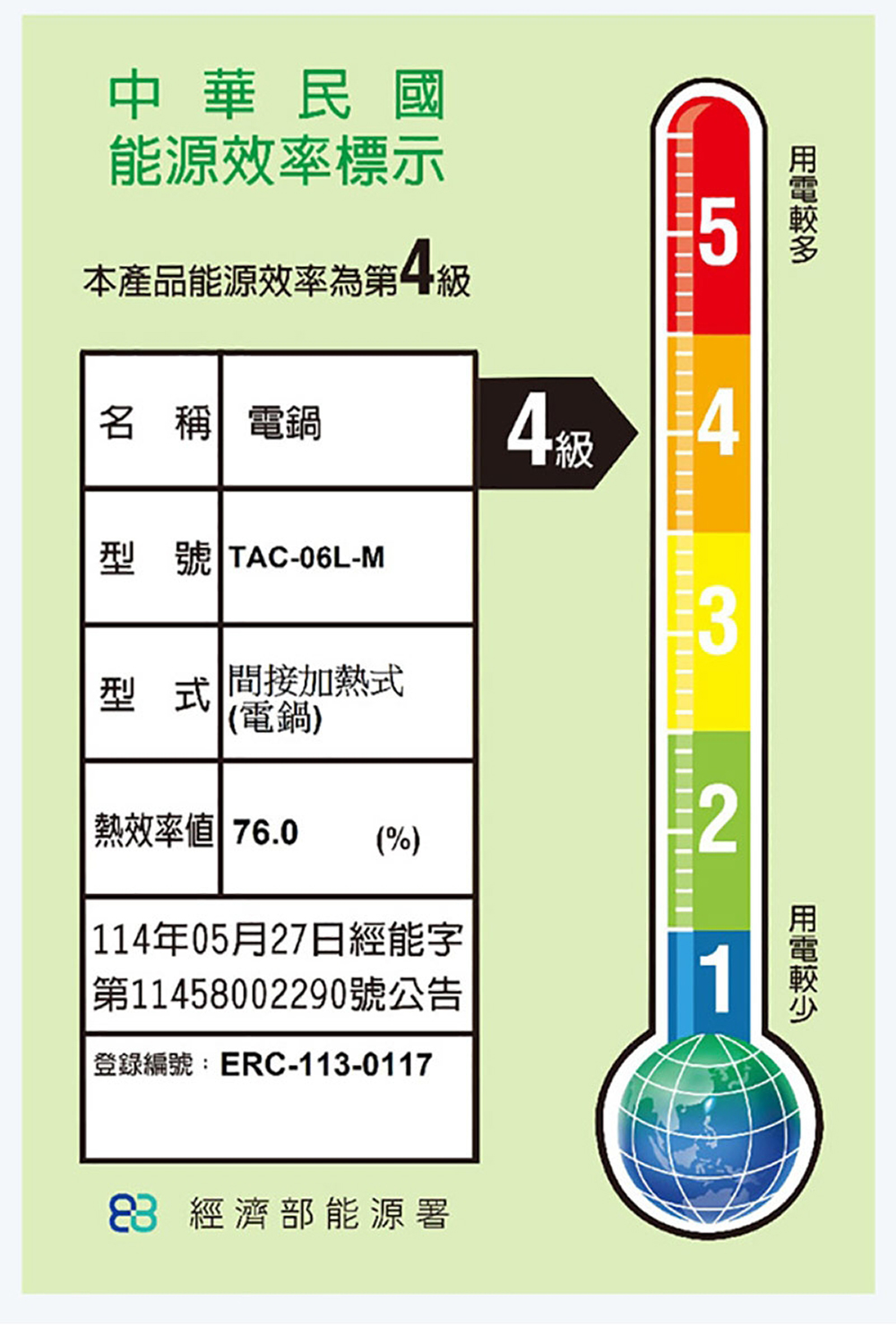 【TATUNG大同】大同6人份不鏽鋼電鍋-大同寶寶台灣好食TAC-06L-MBIF, , large