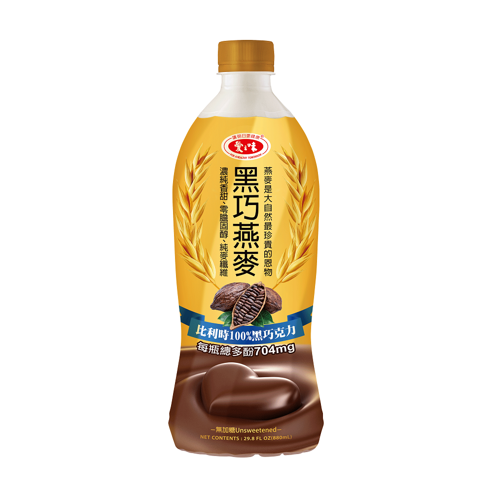 愛之味黑巧燕麥880ml, , large