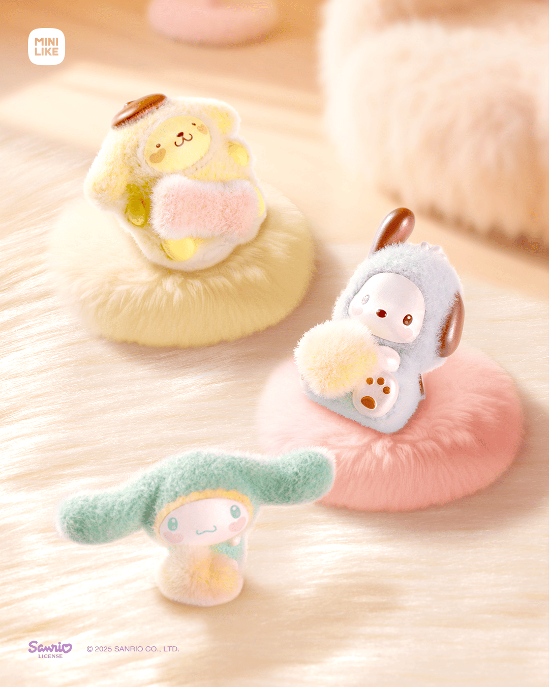 【際洋文化】Sanrio character茸茸小寶貝系列萌趣豆, , large