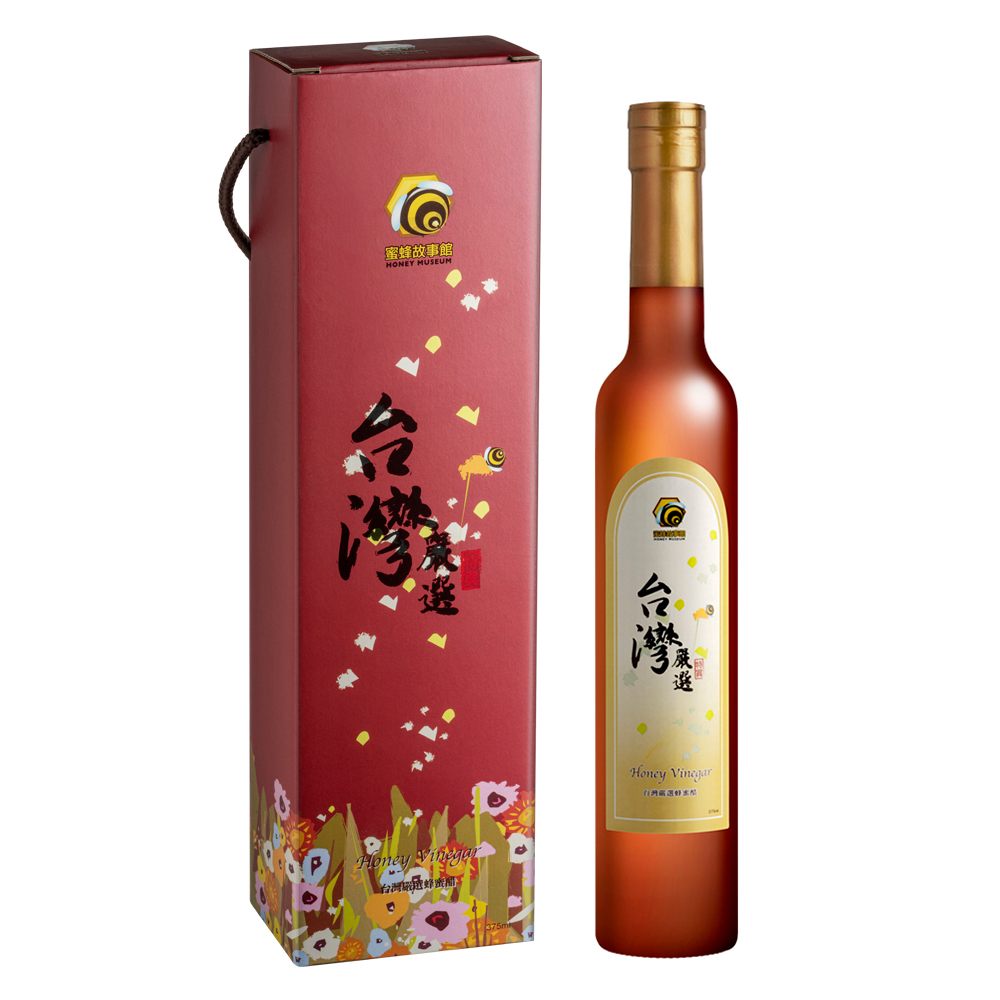 [蜜蜂故事館] 台灣嚴選蜂蜜醋375ml, , large