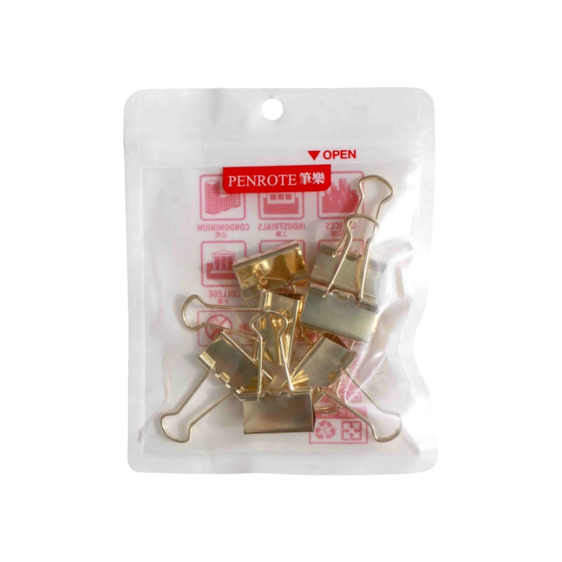 Gold Binder Clips &ndash; #4, , large