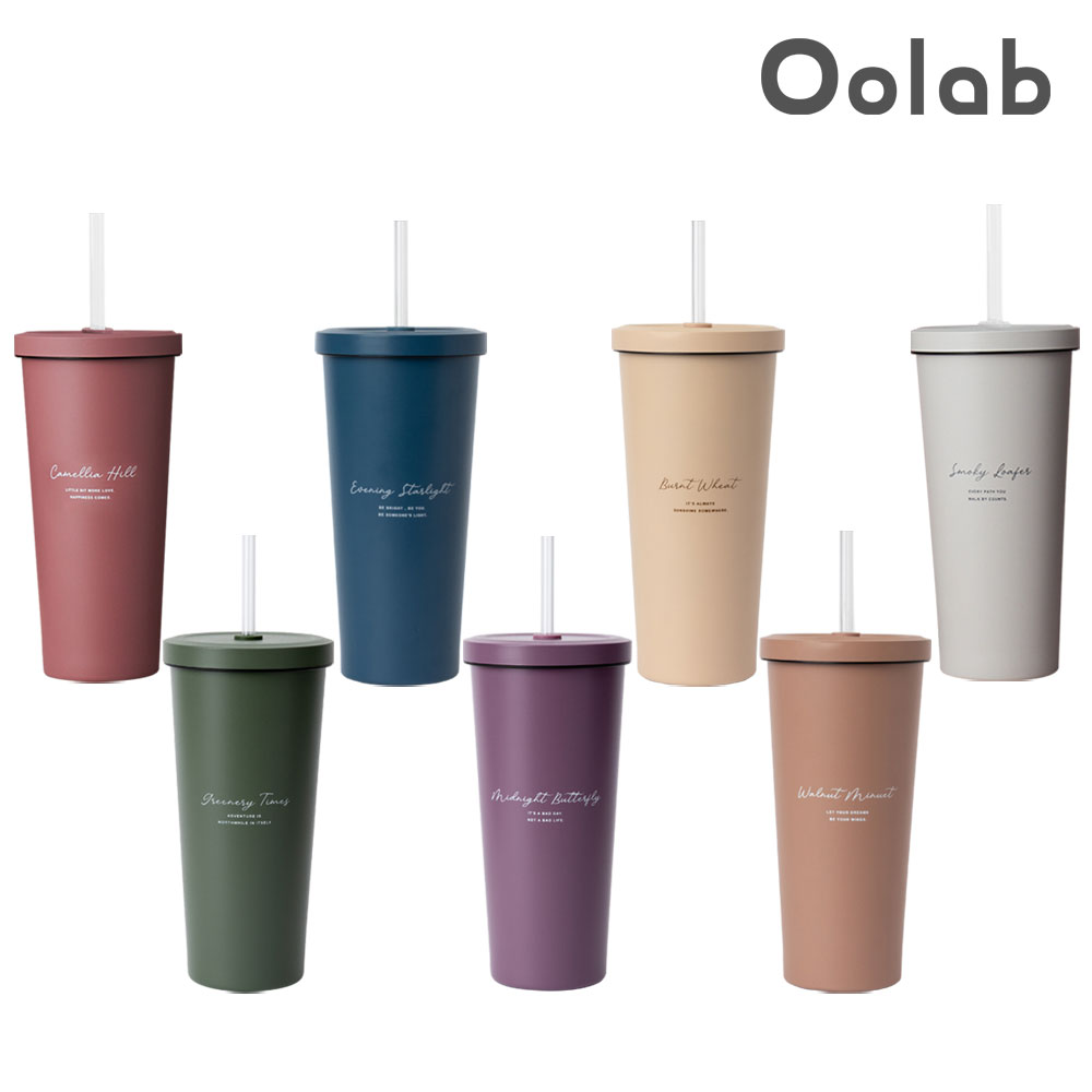 【Oolab 良杯製所】710ml 小莊園系列 陶瓷易潔層吸管杯, , large
