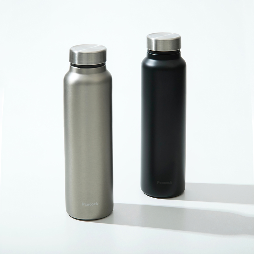 【日本孔雀Peacock】商務休閒 不鏽鋼保冷保溫杯400ML(輕量化設計), , large