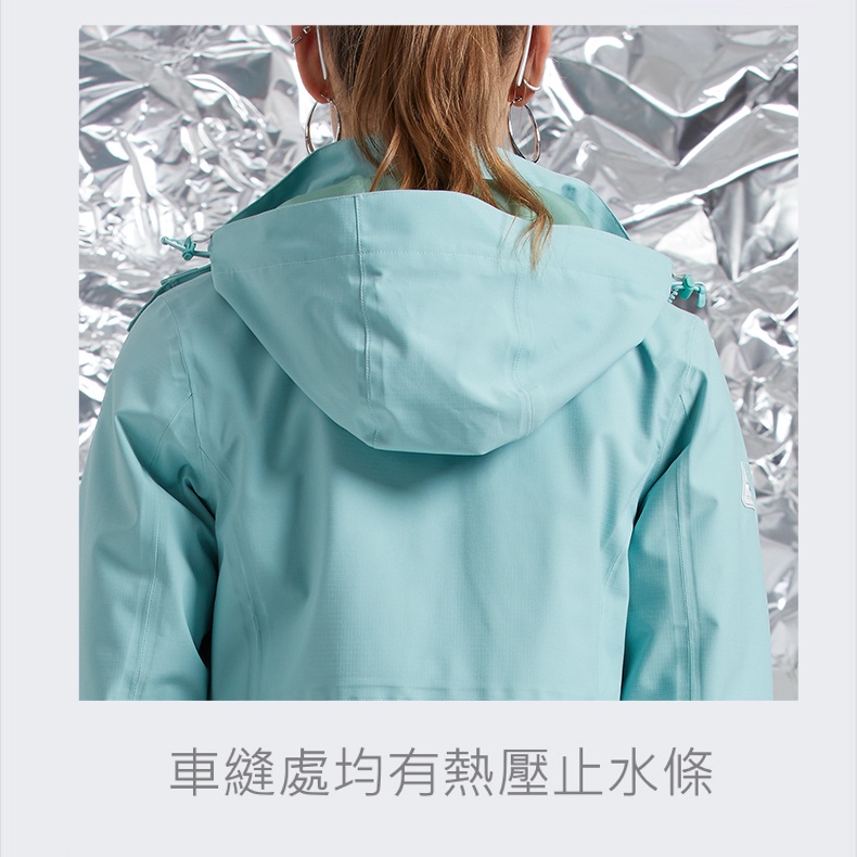 12145126女款中長版羽絨兩件式外套／衝鋒衣／最輕量、最亮眼的登山外套, , large