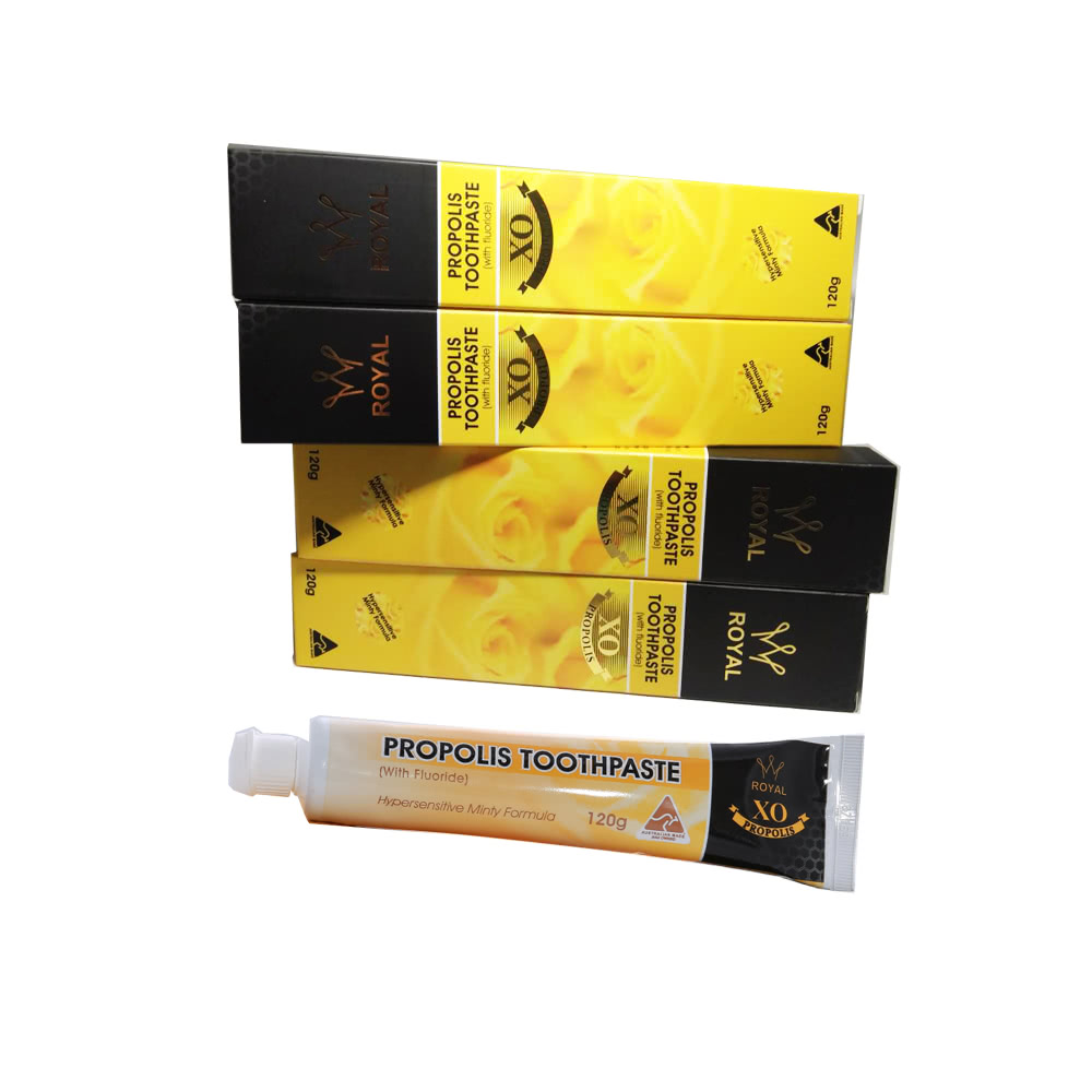 【Natures Care】皇家陳年蜂膠牙膏(4入組 120g/條), , large