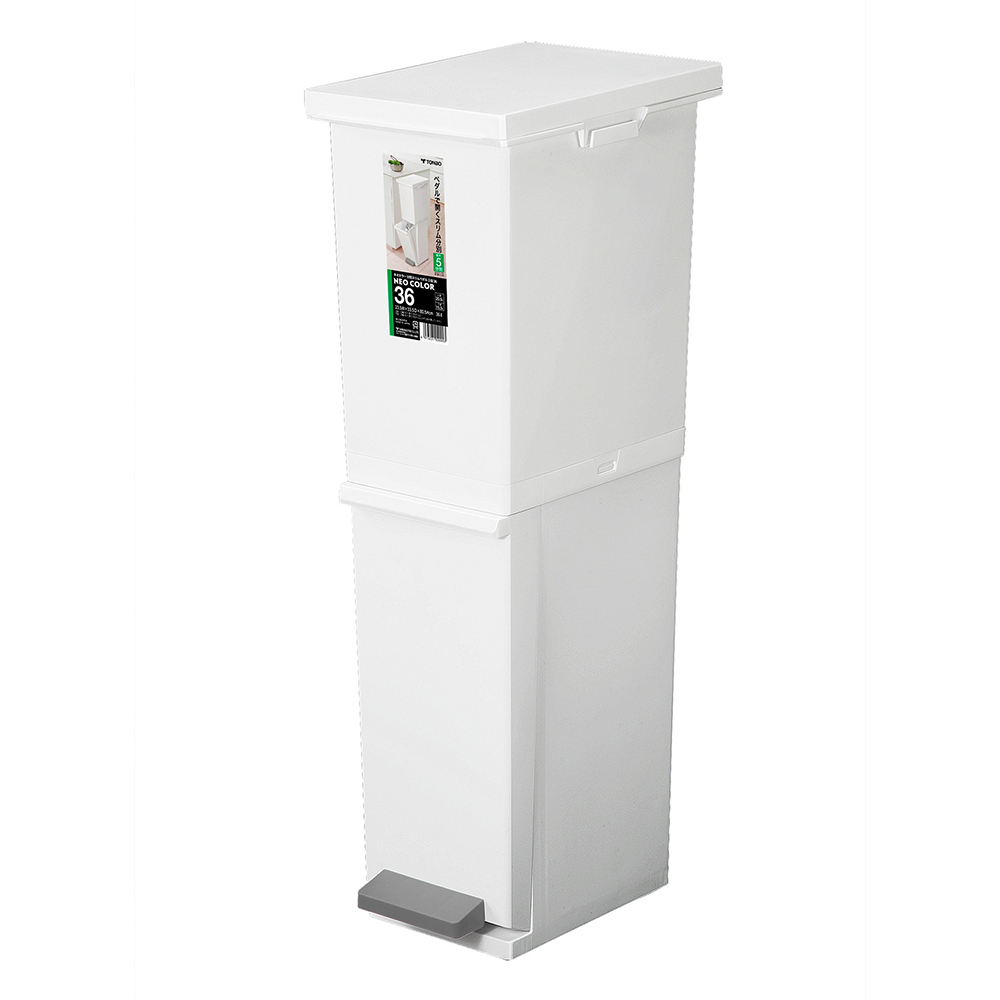 【this-this】日本TONBO｜NEO系列踩踏式雙層分類垃圾桶36L, , large