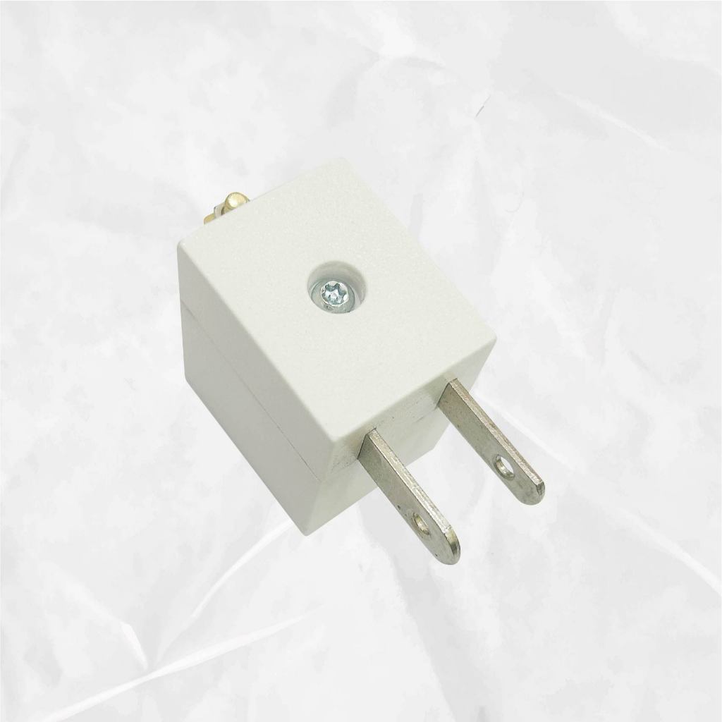 90度 L型 白 三轉二孔 向左 電源 轉接頭  原廠保固一年, , large