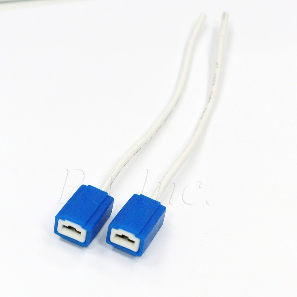 【PA LED】H1 H3 霧燈 大燈 汽車 貨車 大客車 耐高溫 陶瓷燈座 高瓦數燈泡必備 加粗線組 非對接 對接式, , large
