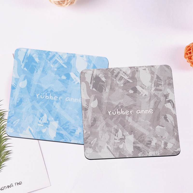 【Monster】 Soft Diatomaceous Earth Absorbent Coaster &ndash; Misty Sakura Tales (10x10cm) &ndash; Glacier Blue, , large