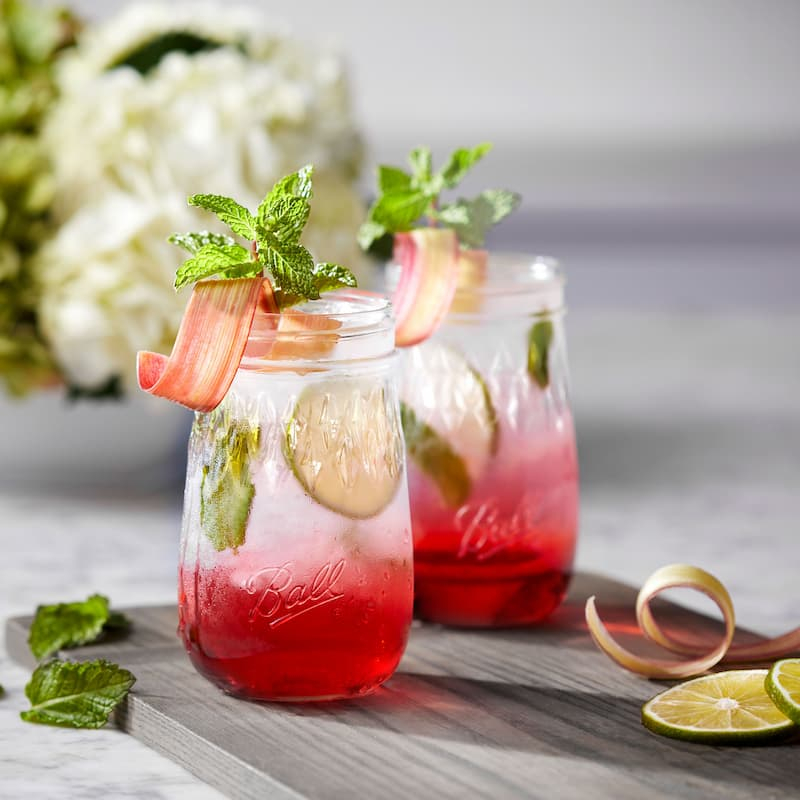 [Ball&reg;單入]16oz 窄口晶鑽瓶 Flute Mason Jar Regular Mouth 16oz Pint 梅森罐 密封罐, , large