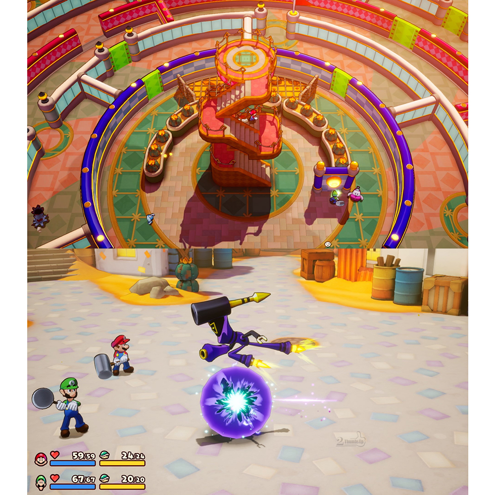 【 任天堂 Switch NS 】《 瑪利歐＆路易吉RPG 兄弟齊航！ 》實體卡帶 中文版 遊戲片, , large