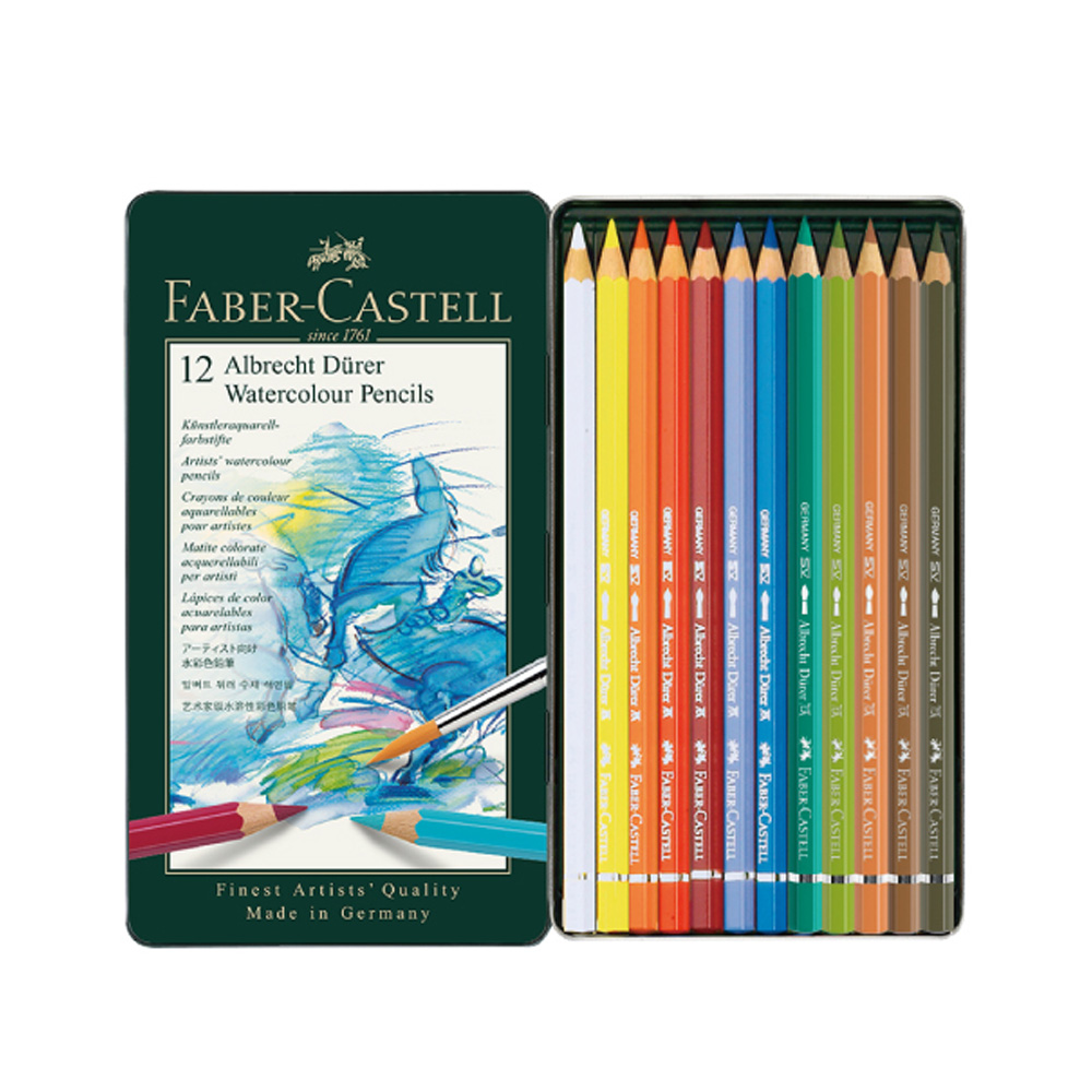 【Faber-Castell】輝柏 藝術級 水彩色鉛筆 12色 /盒 117512, , large